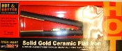 HOT&HOTTER 1" Solid Gold Ceramic Flat Iron