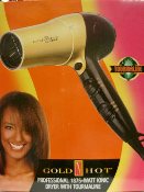 GOLD 'N HOT Pro 1875-WATT Ionic Dryer w/ Tourmaline